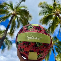 Waboba Artist Plaj Voleybol Topu Çiçek Desenli Deniz ve Bahçe Voleybol Topu 8,5inç 5 numara