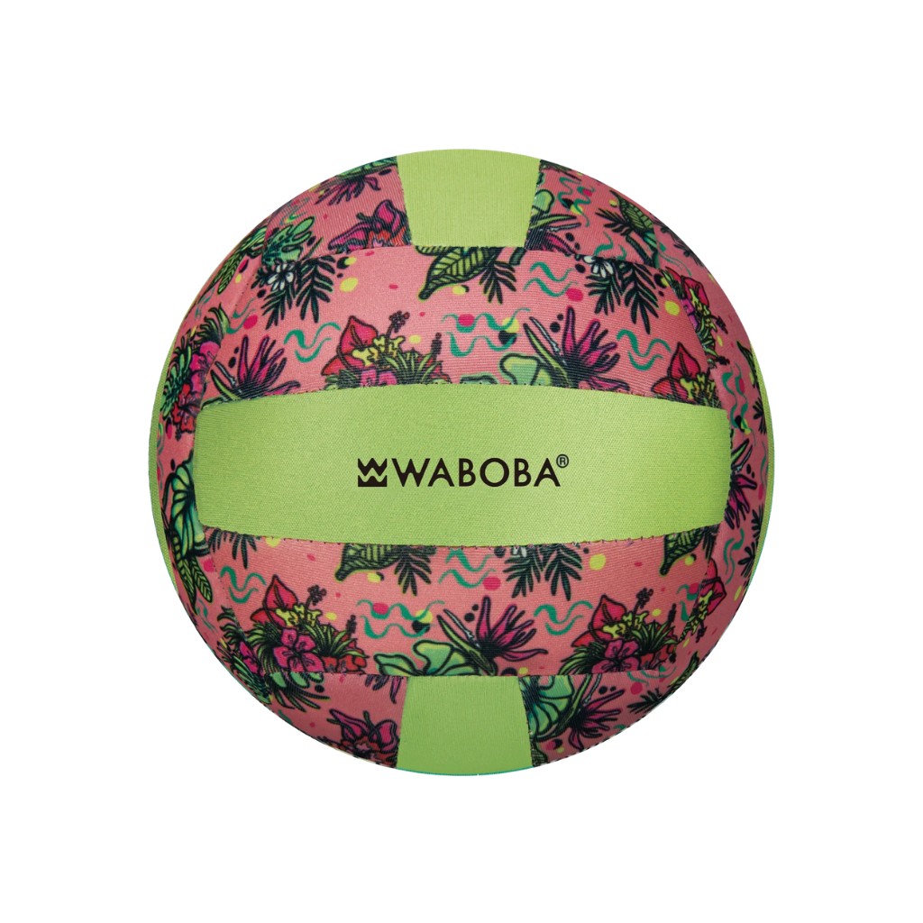 Waboba Artist Plaj Voleybol Topu Tropikal Çiçek Desenli Deniz ve Bahçe Voleybol Topu