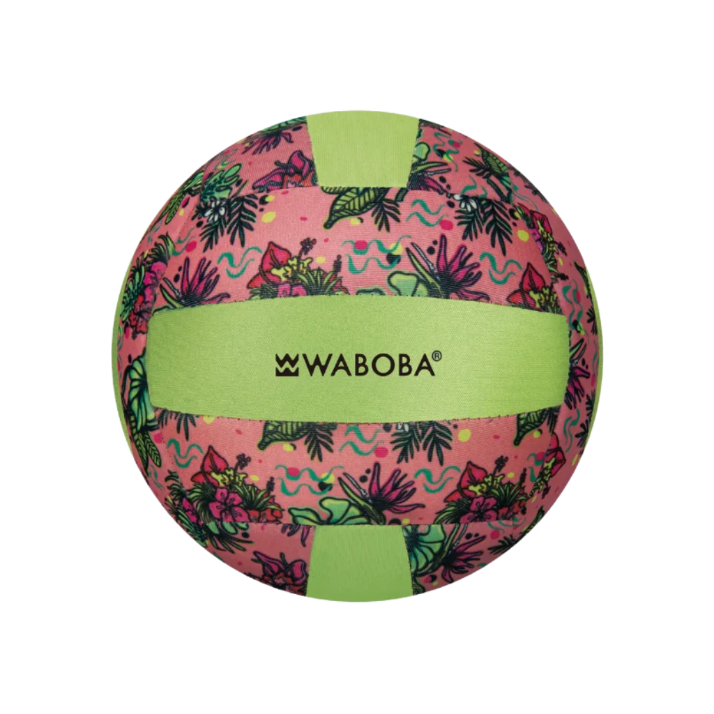 Waboba Artist Plaj Voleybol Topu Çiçek Desenli Deniz ve Bahçe Voleybol Topu 8,5inç 5 numara