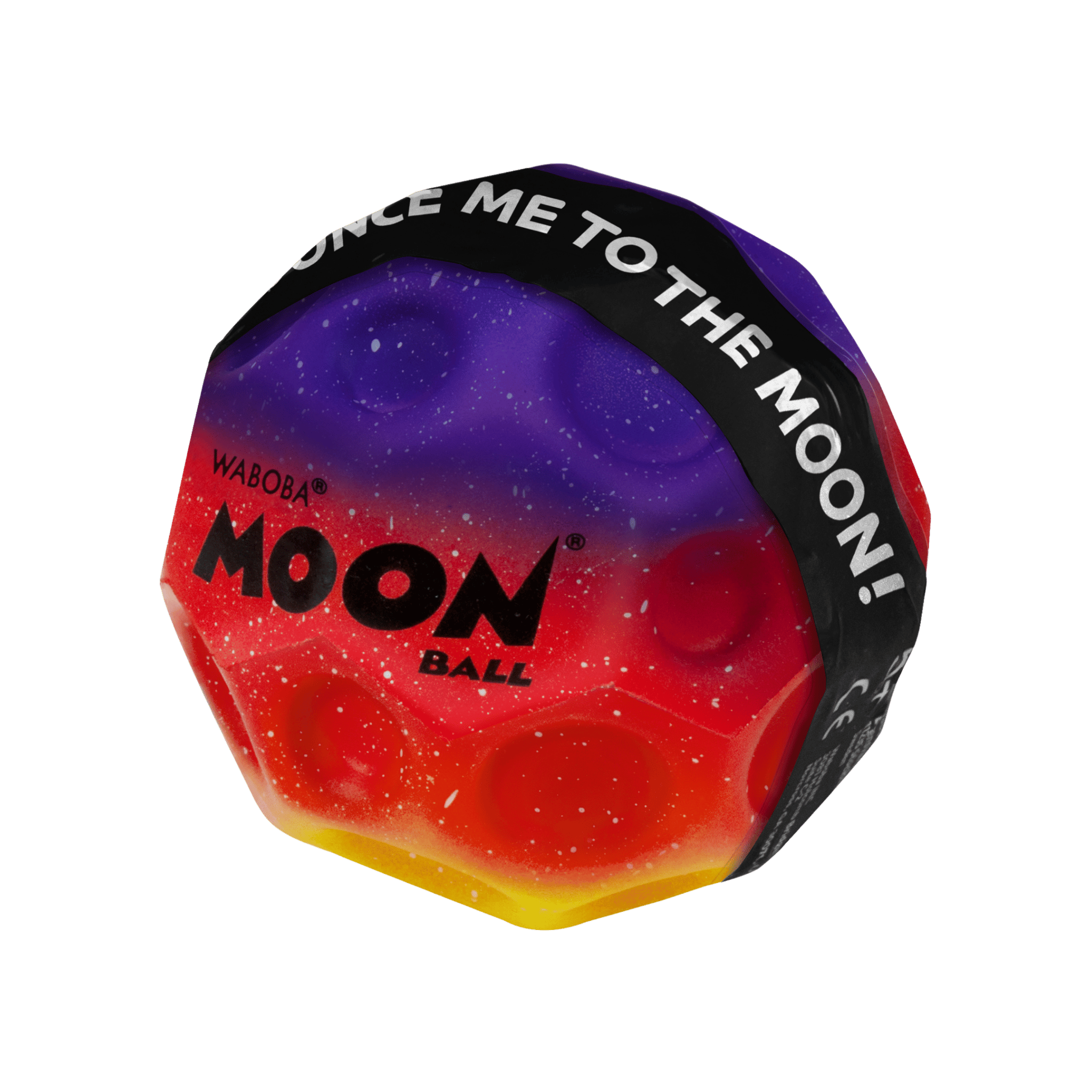 Waboba Rainbow Moon Ball Top Mor Kırmızı Sarı