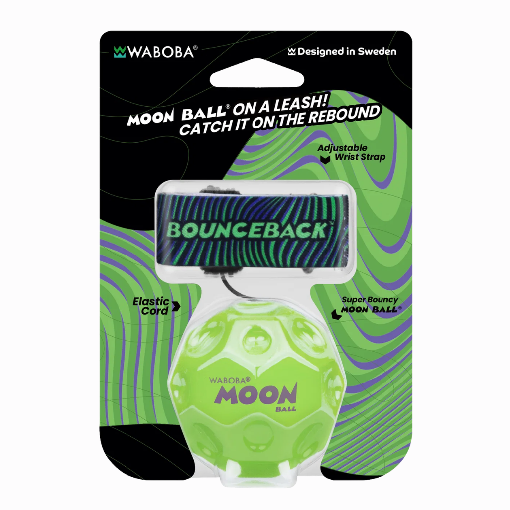 Waboba Solid Bounceback Moon Ball Geri Dönen ve Yüksek Zıplayan Top Bilek İpli Moon Ball