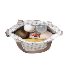 Walking Mum Bolsa Comiditas Çiçek Desenli Termos Çanta