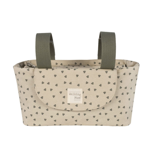 Walking Mum Poppy Bebek Arabası Kalpli Organizer Çanta Moss