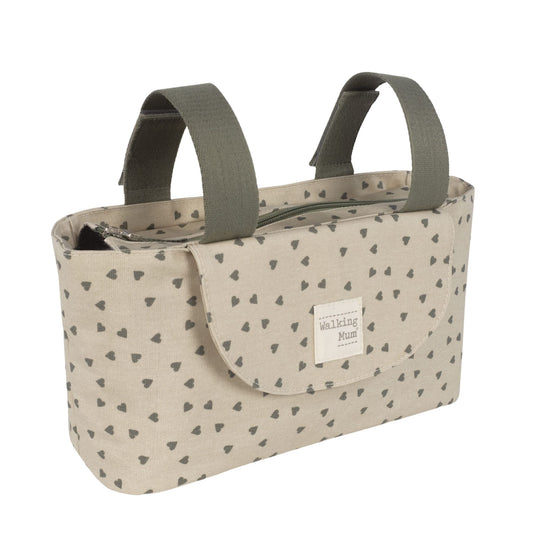 Walking Mum Poppy Bebek Arabası Kalpli Organizer Çanta Moss