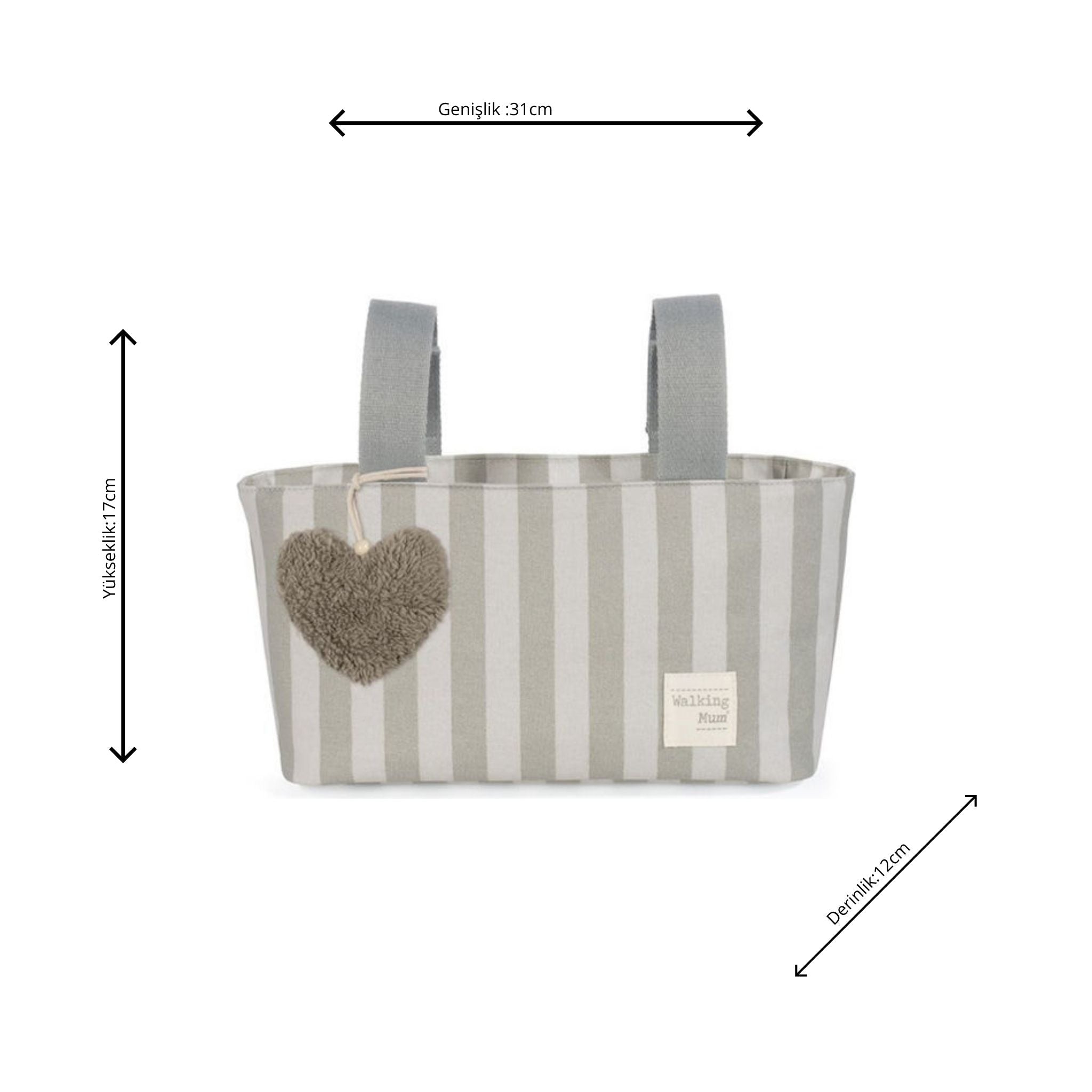 Walking Mum Sintra Bebek Arabası Organizer Çanta Green