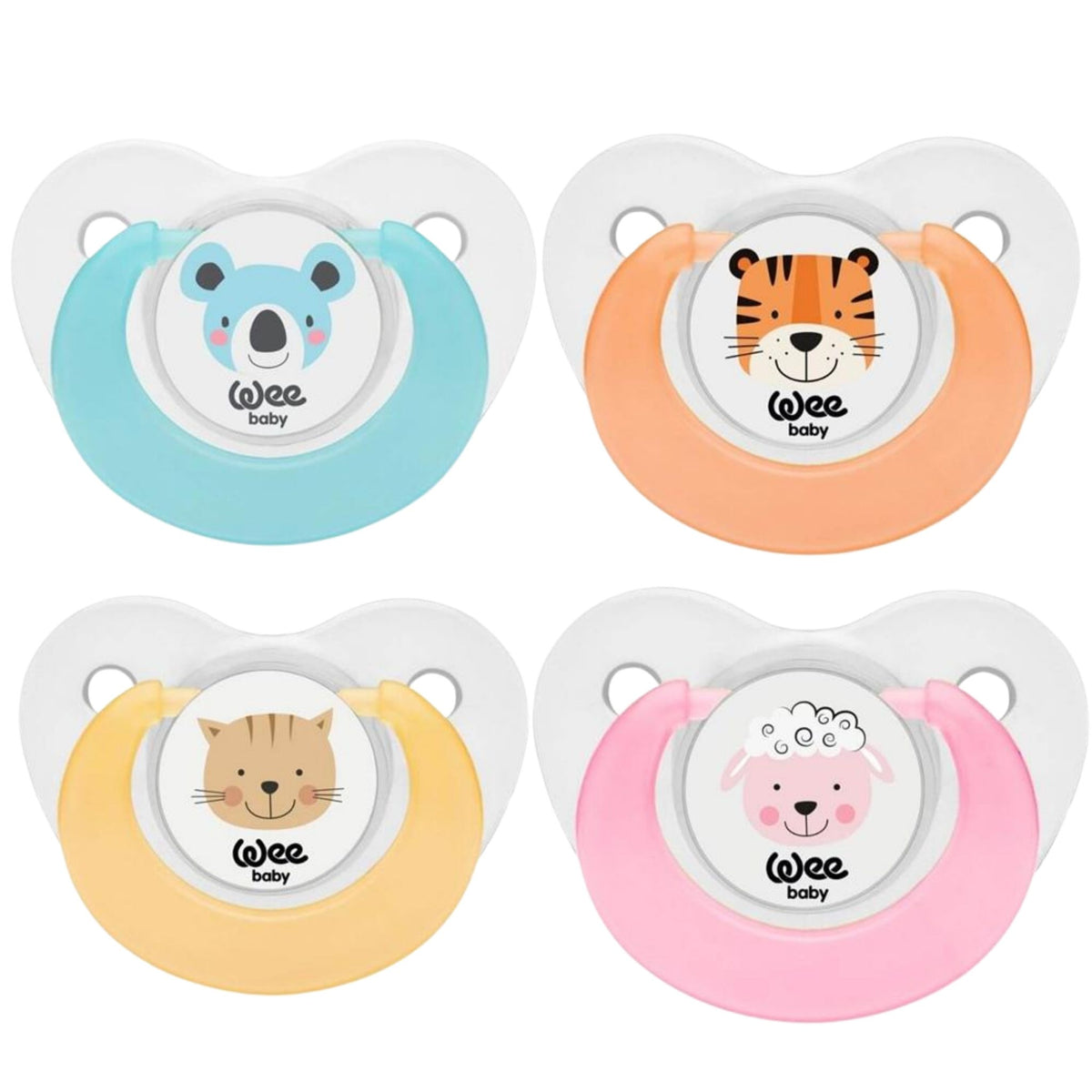 Wee Baby 2'li Sevimli Hayvanlar Emzik No:1