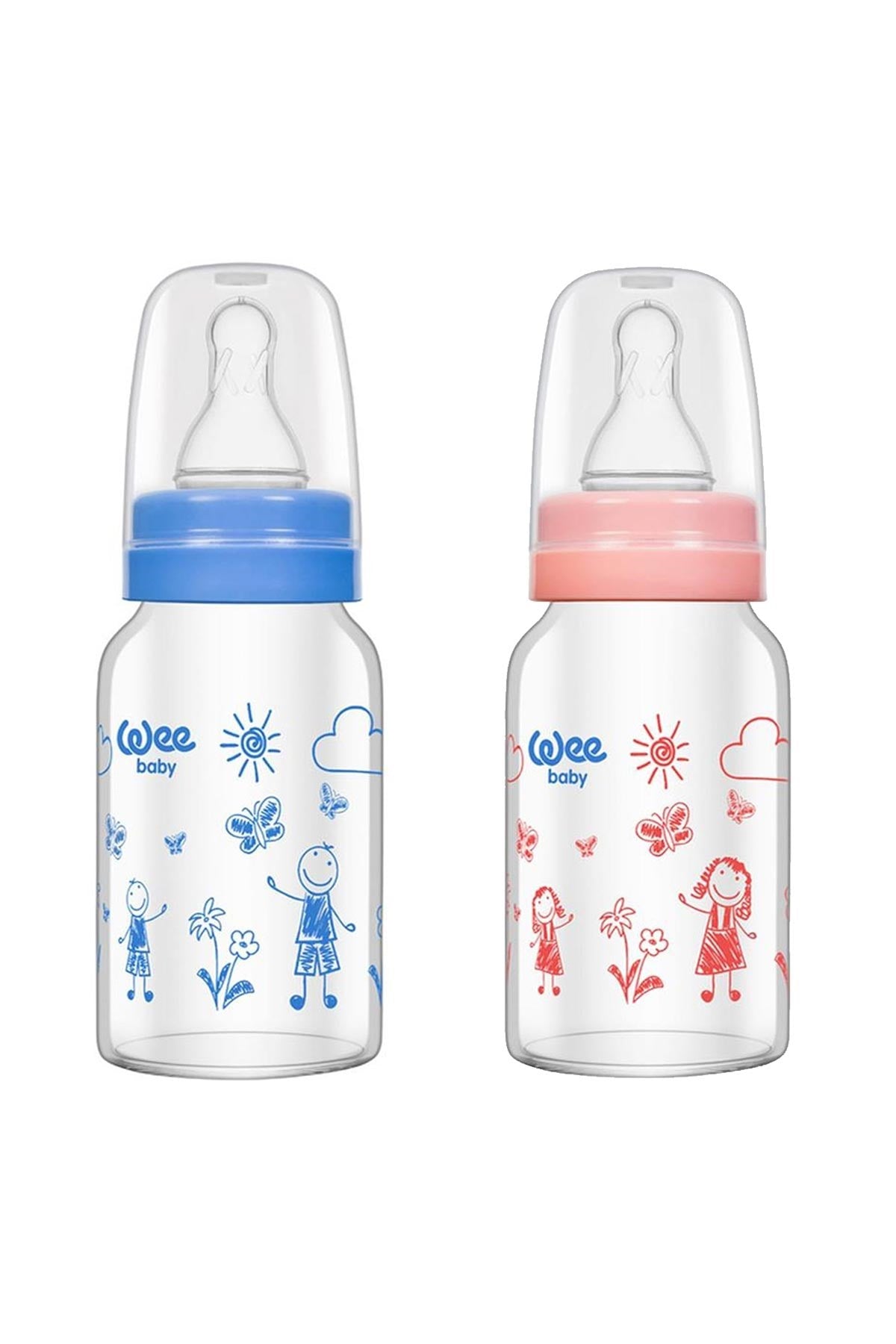 Wee Baby Isıya Dayanıklı Cam Biberon 120 ml