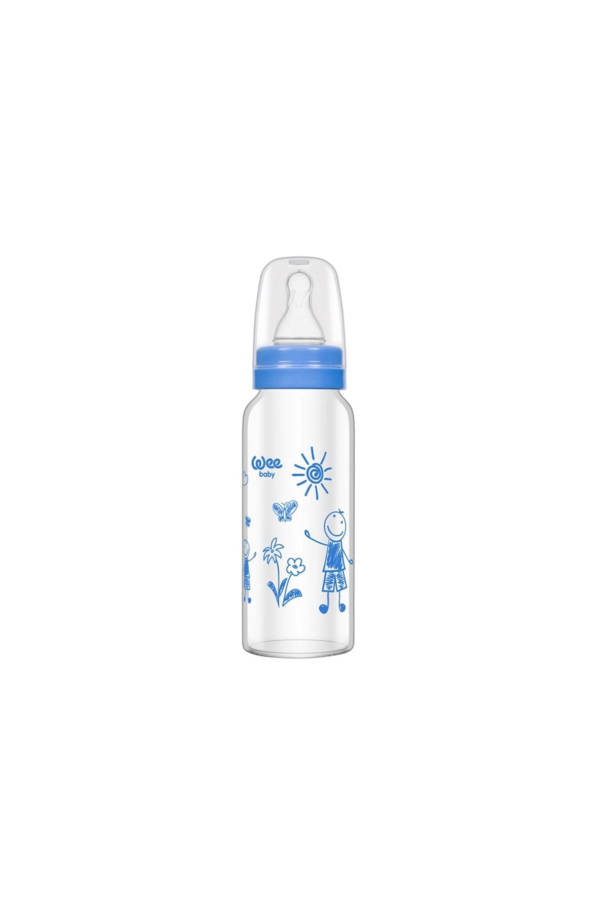 Wee Baby Isıya Dayanıklı Cam Biberon 180 ml