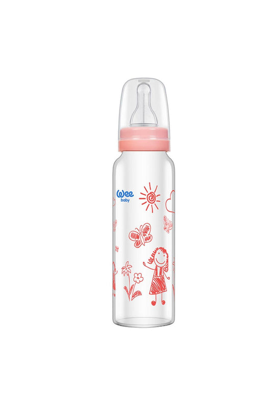 Wee Baby Isıya Dayanıklı Cam Biberon 240ml