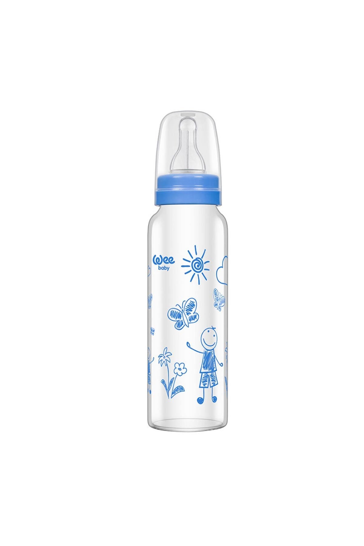 Wee Baby Isıya Dayanıklı Cam Biberon 240 ml