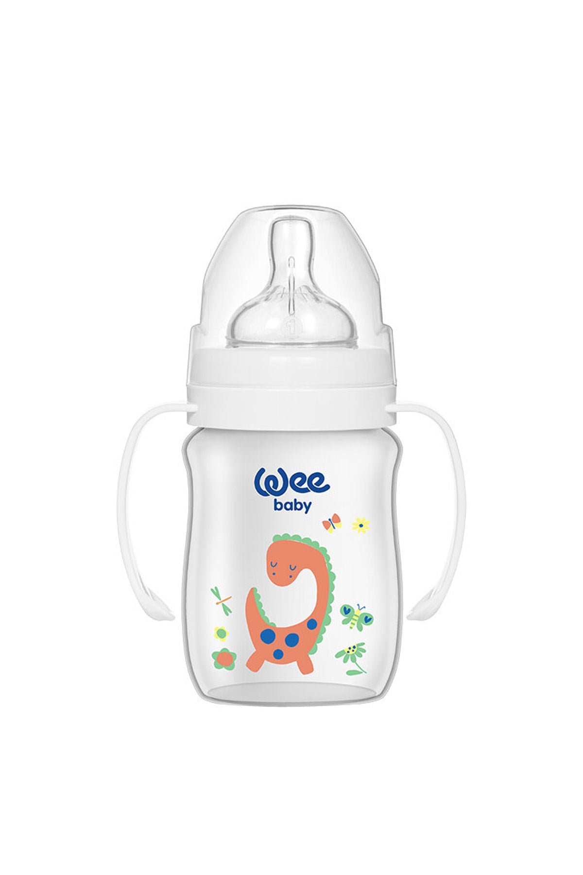 Wee Baby Klasik Plus Geniş Ağızlı Kulplu PP Biberon 150 ml