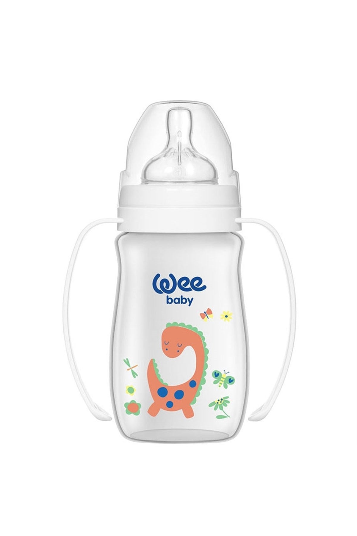 Wee Baby Klasik Plus Geniş Ağızlı Kulplu PP Biberon 250 ml