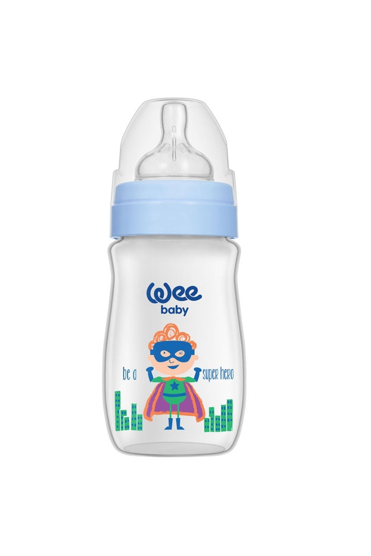 Wee Baby Klasik Plus Geniş Ağızlı PP Biberon 250 ml