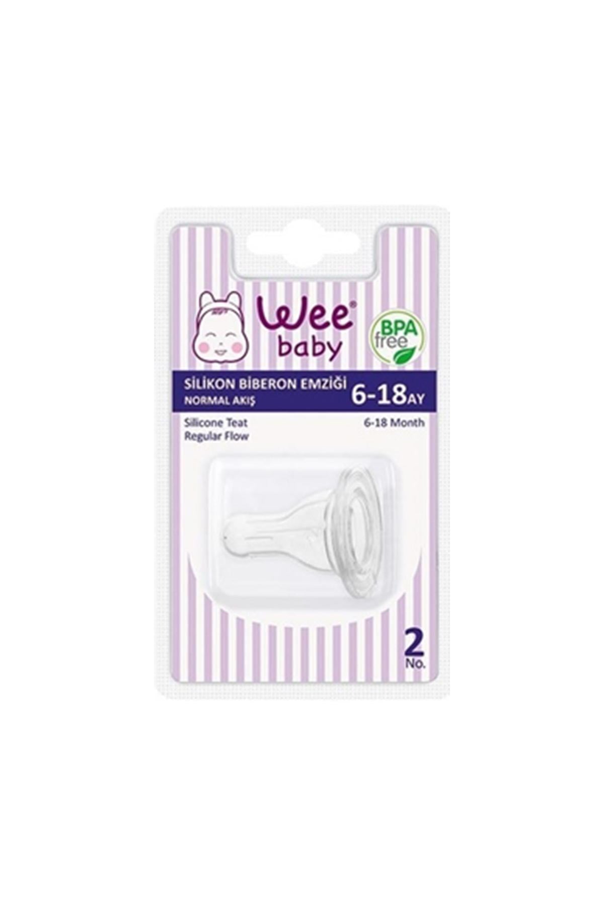 Wee Baby Silikon Biberon Emziği Normal Akış No:2