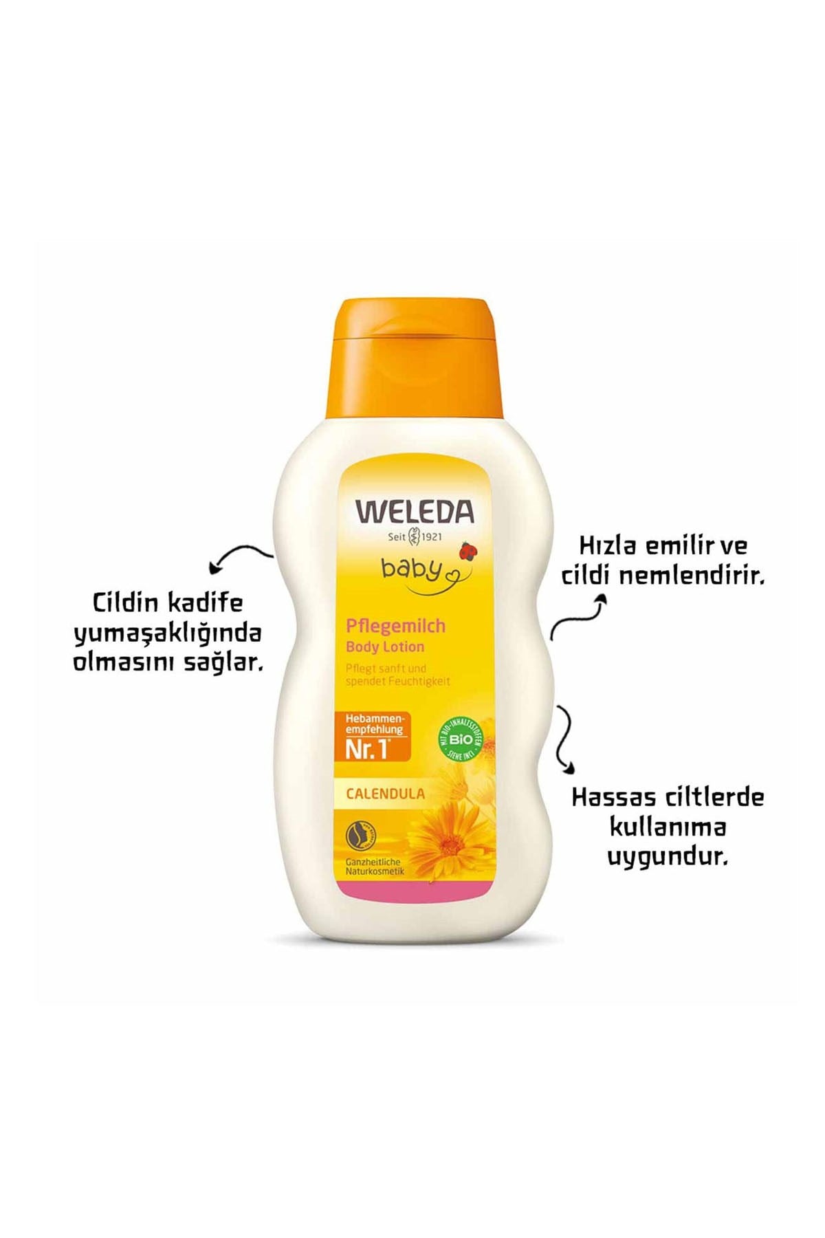 Weleda Calendula Organik Nemlendirici Vücut Losyonu 200ml