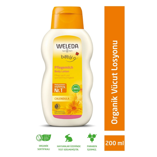 Weleda Calendula Organik Nemlendirici Vücut Losyonu 200ml