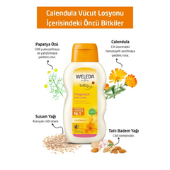 Weleda Calendula Organik Nemlendirici Vücut Losyonu 200ml