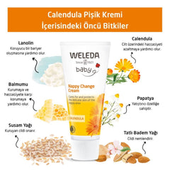 Weleda Calendula Organik Pişik Kremi 75ml