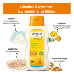 Weleda Calendula Organik Temizleyici ve Nemlendirici Banyo Kremi 200ml