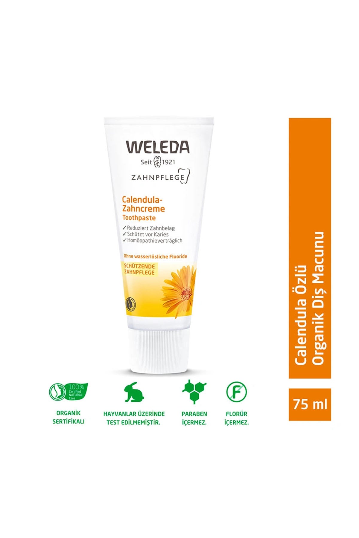 Weleda Calendula Özlü Organik Diş Macunu 75ml