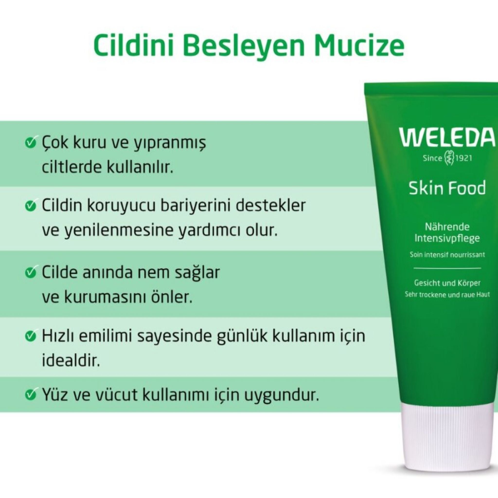 Weleda Skin Food Nemlendirici ve Besleyici Organik Bakım Kremi 75ml