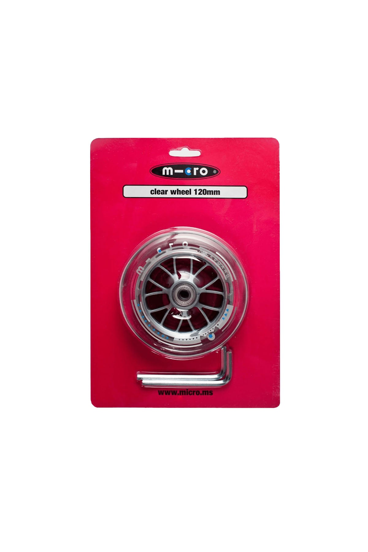 Wheel 120mm Clear