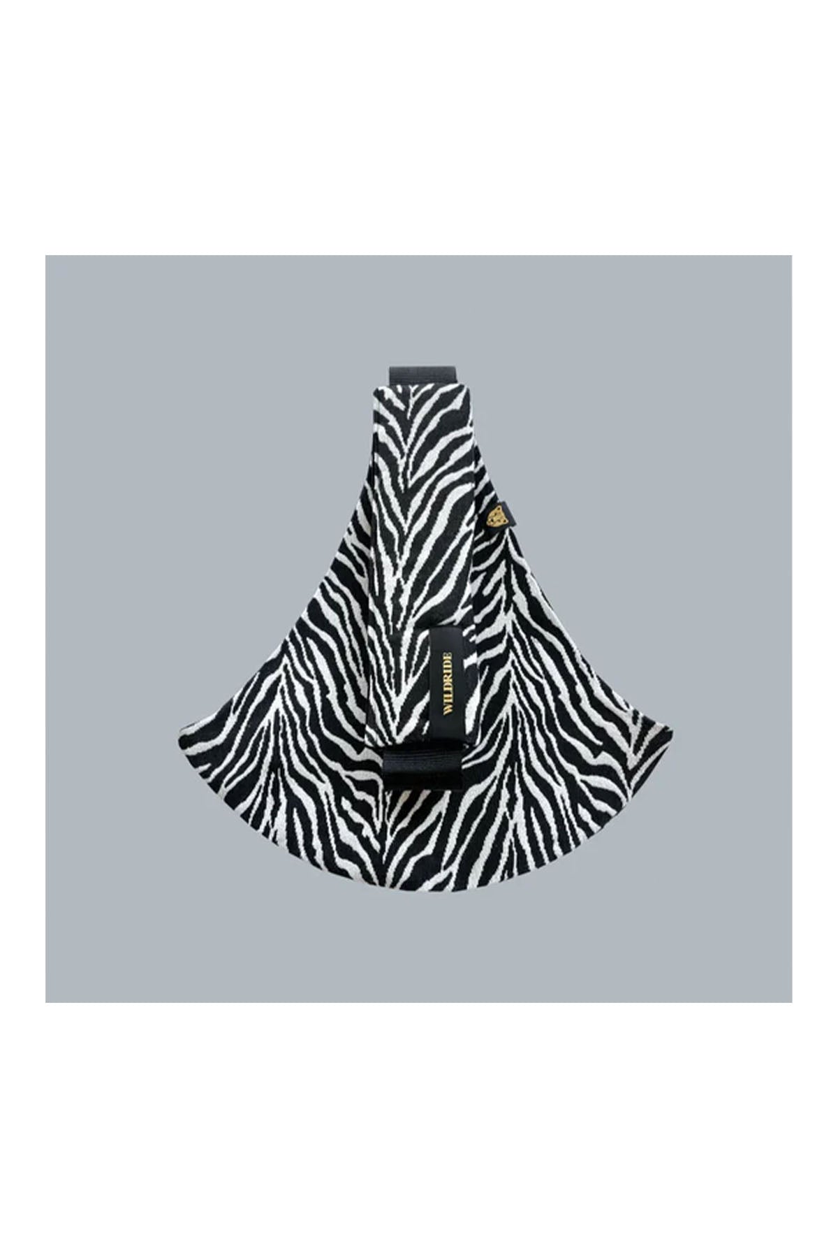 WILDRIDE BLACK ZEBRA CARRIER-SİYAH ZEBRA DESENLİ ÇOCUK TAŞIYICI