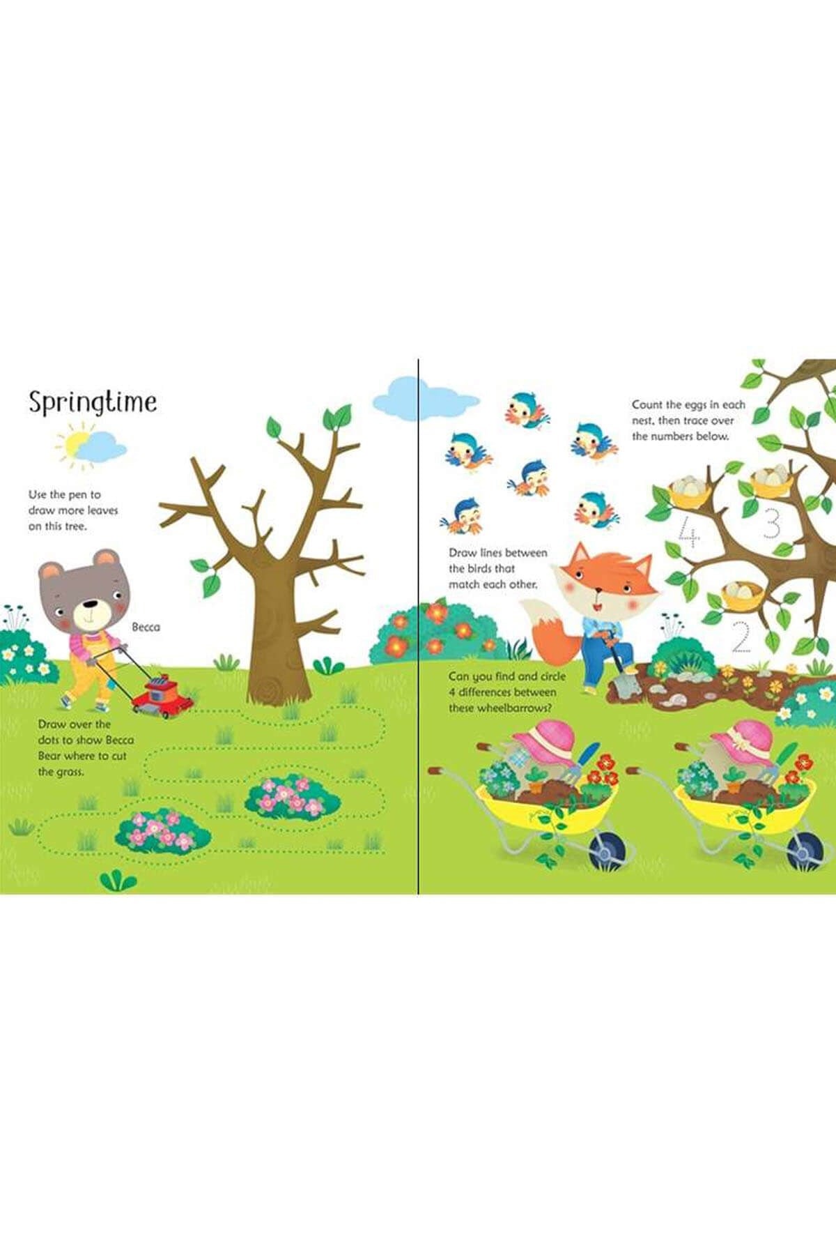 WIPE CLEAN GARDEN ACTIVITIES