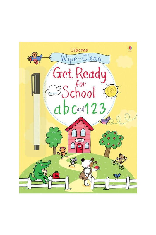 The Usborne Wipe Clean Get Ready Forschool Abc And 123 - Welcome Baby