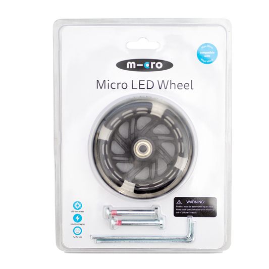 Yedek Parça Micro Scooter Maxi Micro 120mm LED Tekerlek Seti