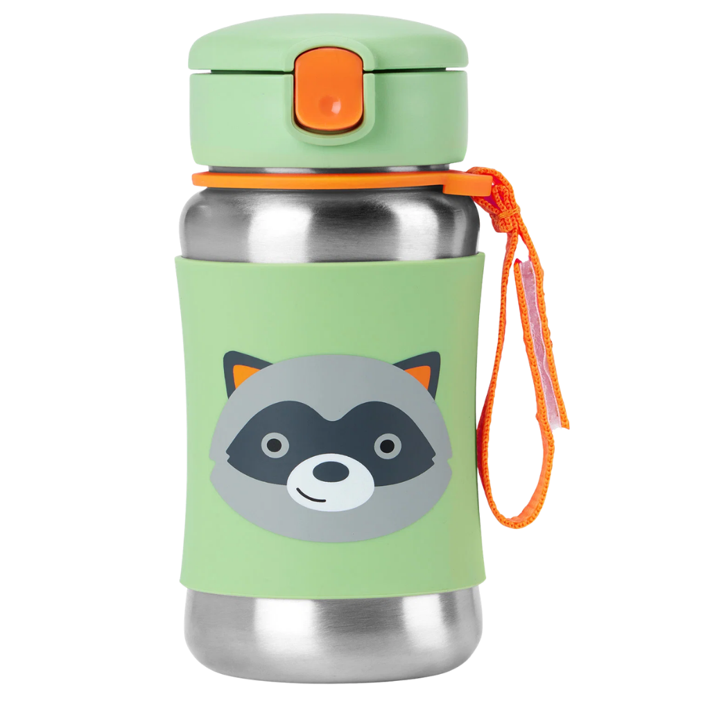 Skip Hop Zoo Paslanmaz Çelik Suluk Rakun 350ml