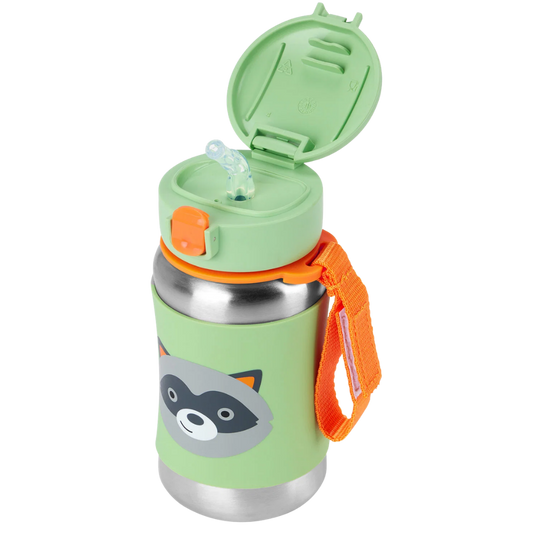 Skip Hop Zoo Paslanmaz Çelik Suluk Rakun 350ml