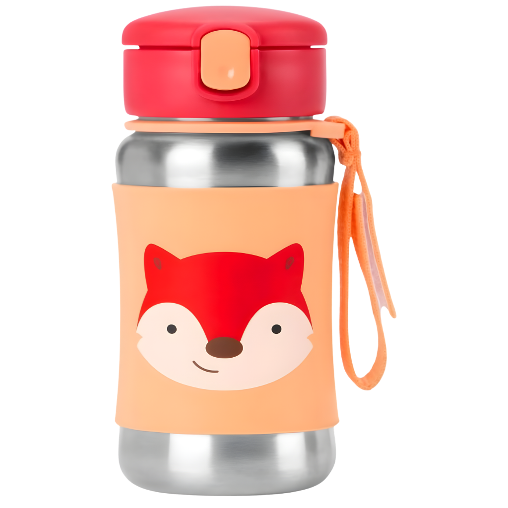 Skip Hop Zoo Paslanmaz Çelik Suluk Tilki 350ml