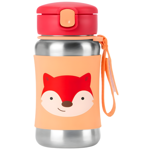 Skip Hop Zoo Paslanmaz Çelik Suluk Tilki 350ml